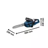   BOSCH 06008D3000 GKE 18V-40 Láncfűrész (akku és töltő nélkül) 