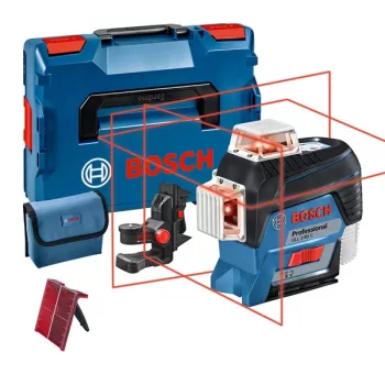   BOSCH 0601063R03 GLL 3-80 C Vonallézer (akku és töltő nélkül) + BM 1 Tartó + L-Boxx 136