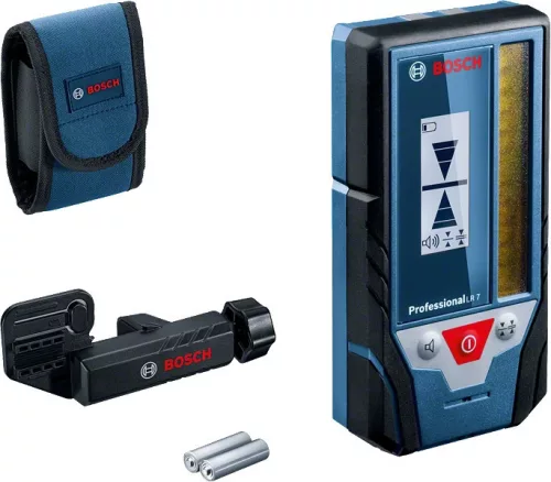 BOSCH 0601069J00 LR 7 Lézervevő + 2 db 1,5 V-os LR6 (AA) + rögzítőkapocs