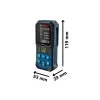   BOSCH 0601072U01 GLM 50-27 CG zöld Lézeres távolságmérő + BA 3.7V 1.0Ah A Akkumulátor