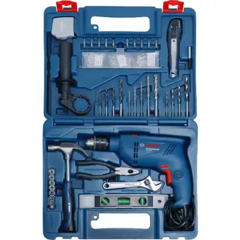   BOSCH 06011A0321 GSB 600 Ütvefúrógép (100 részes tartozékszettel)