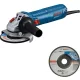 BOSCH 06013A6100 GWS 12-125 Sarokcsiszoló csiszolótárcsával