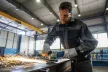 BOSCH 06013A6100 GWS 12-125 Sarokcsiszoló csiszolótárcsával