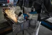 BOSCH 06013A6100 GWS 12-125 Sarokcsiszoló csiszolótárcsával
