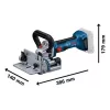   BOSCH 0601620101 GFF 18V-22 Professional Lapostiplimaró (Homlokcsapos csavarkulcs, Felcsíptethető tábla, oldalmarófej, 105 x 22 mm, 8, Porzsák) L-Boxx-ban