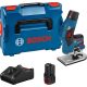 BOSCH 06016B0000 GKF 12V-8 Akkus élmaró (2x3,0Ah) L-Boxx-ban