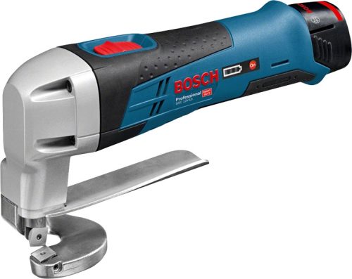 BOSCH 0601926108 GSC 12V-13 Akkus lemezvágó olló (2x2,0Ah) L-Boxx-ban