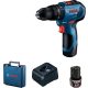 BOSCH 06019G9100 GSB 12V-30 Akkus ütvefúró-csavarozó (2x2,0Ah) kofferben