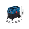   BOSCH 06019M0020 GAS 400 A Professional Nedves/száraz porszívó