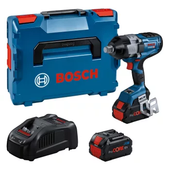   BOSCH 06019M1002 GDS 18V-1600 HC Akkus ütvecsavarozó 2x ProCORE18V 8Ah akku, GCY42 Bluetooth modul, 1x GAL 1880 CV töltő, L-BOXX-ban