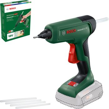   BOSCH 0603264800 Advanced Glue 18V Akkumulátoros ragasztópisztoly (Akku és töltő nélkül)