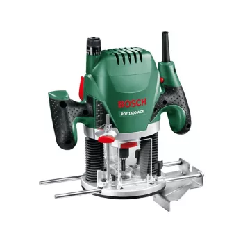   BOSCH 060326C801 POF 1400 ACE Felsőmaró + 6 részes marófej készlet kofferben