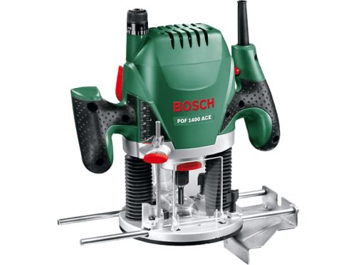 BOSCH 060326C801 POF 1400 ACE Felsőmaró + 6 részes marófej készlet kofferben