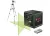 BOSCH 0603663C03 Quigo keresztvonalas zöld szintezőlézer + BT 150 állvány + 2 db 1.5V LR03 (AAA)