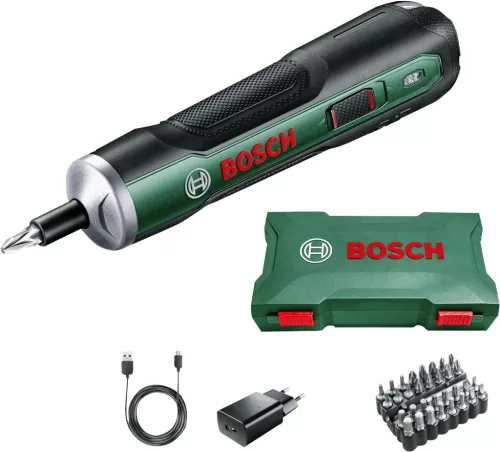 BOSCH 06039C6020 PushDrive Akkus csavarozó (Micro USB töltővel)