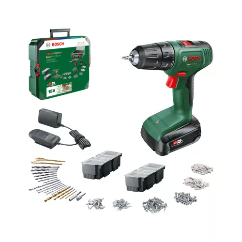 BOSCH 06039D8006 EasyDrill 18V-40 Akkus fúrócsavarozó (1x 1,5 Ah) + töltő