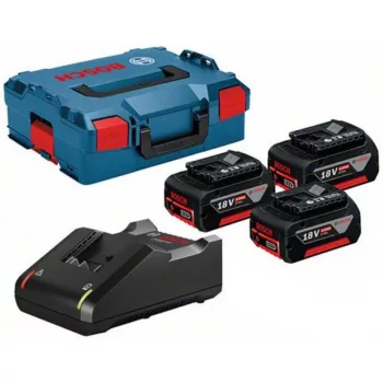   BOSCH 0615990L3T 3x GBA 5.0Ah + GAL 18V-40 kezdőszett L-Boxx-ban