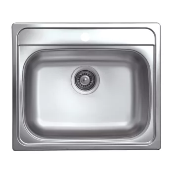 EVIDO AQUA natúr rozsdamentes acél mosogató, 570 x 490 mm