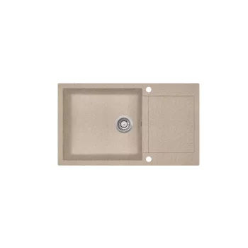   EVIDO Cubo XL 6S compact gránit mosogató, 860 x 500 mm, homok