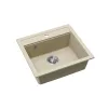 EVIDO QUADRO 6 gránit mosogató, 565 x 510 mm, bézs
