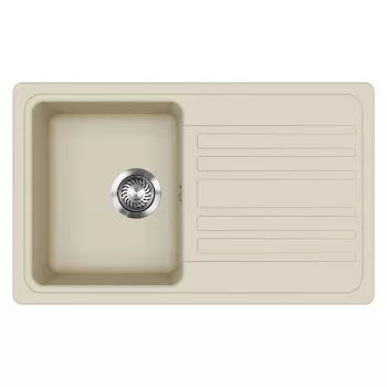EVIDO HOME 45 S gránit mosogató, 765 x 460 mm, bézs