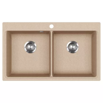 EVIDO QUADRO 9 gránit mosogató, 860 x 510mm, avena