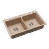 EVIDO QUADRO 9 gránit mosogató, 860 x 510mm, avena