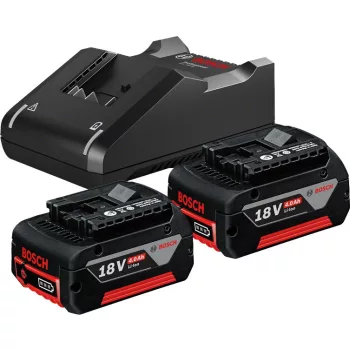   BOSCH 1600A019S0 2 x GBA 18V 4,0Ah Akkumulátor + GAL 18V-40 Kompakt gyorstöltő