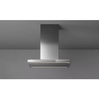   FALMEC LUMINA LED NRS sziget páraelszívó, 90 cm, inox/üveg