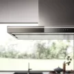 FALMEC LUMINA LED NRS sziget páraelszívó, 90 cm, inox/üveg