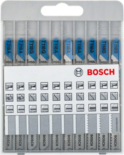 BOSCH 2607010631 10 részes Basic for Metal szúrófűrészlap-készlet 