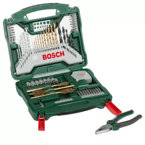 Bosch X-Line 70 részes titánium fúró- és bitkészlet