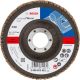 BOSCH 2608603652 X431 Standard for Metal legyezőtárcsa fémhez, kúpos, üvegszövet alátéttányér, Alox 115 mm, 22,23 mm, 40