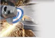 BOSCH 2608607347 X551 Expert for Metal legyezőtárcsa fémhez, kúpos, üvegszövet alátéttányér, Zirkon 125 x 22,23 mm, P120