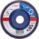 BOSCH 2608607361 X551 Expert for Metal legyezőtárcsa fémhez, egyenes, műanyag alátéttányér, Zirkon 115 x 22,23 mm, P40