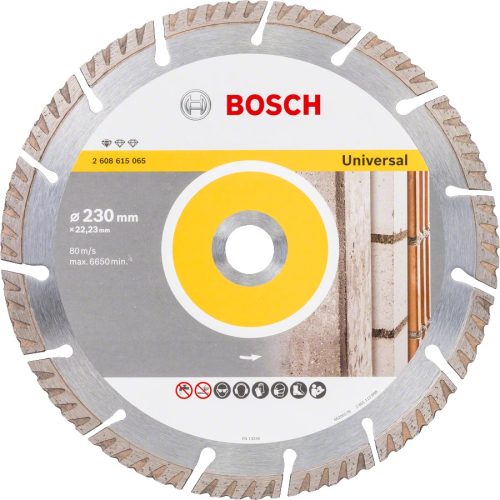 BOSCH 2608615065 Standard for Universal gyémánt vágótárcsa 230 x 2,6 x 22,23 mm