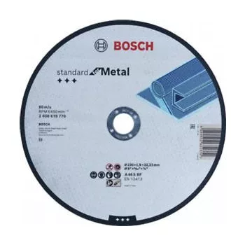   BOSCH 2608619770 Standard for Metal A 46 S BF egyenes 230 x 1,9 x 22,23 mm