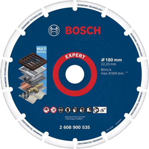 BOSCH 2608900535 EXPERT Diamond Metal Wheel vágótárcsa 180 x 22,23 mm