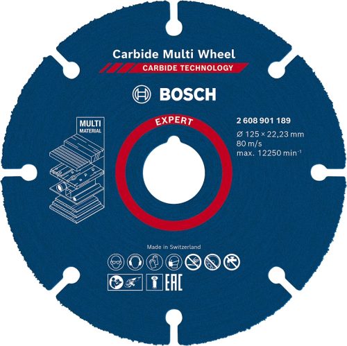 BOSCH 2608901189 EXPERT Karbid Multi vágótárcsa 125 x 22,23 mm