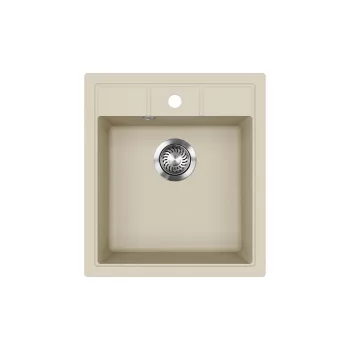EVIDO EASY 45 gránit mosogató, 460 x 515 mm, bézs