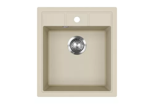 EVIDO EASY 45 gránit mosogató, 460 x 515 mm, bézs