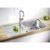   BLANCO LEMIS XL 6 S-IF fényezett rozsdamentes acél mosogató, lefolyó-távműködtetővel