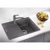 BLANCO ZIA 45 S Compact SILGRANIT mosogató, fekete