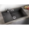 BLANCO ZIA XL 6 S Compact SILGRANIT mosogató, fekete