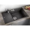 BLANCO ZIA XL 6 S Compact SILGRANIT mosogató, fekete