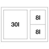 BLANCO SELECT II XL 60/3 hulladéktároló rendszer