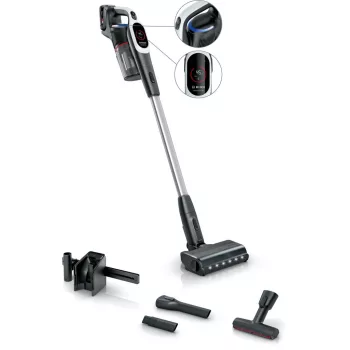   BOSCH BBS931WBA Akkumulátoros porszívó | Unlimited 9 | 18 V / 3 Ah Li-Ion akku | Fehér