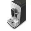   SMEG AUTOMATA KÁVÉFŐZŐ, Collezione design, tejhabosító funkció, matt fekete