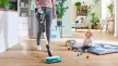 BOSCH BCS712HYG5 Serie|7 ProHygienic Aqua Akkumulátoros porszívó | Unlimited 7 | 18 V / 2 db 3 Ah Li-Ion akku | Fehér