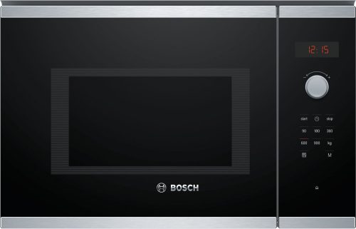 BOSCH BFL553MS0 Serie|4 Beépíthető mikrohullámú sütő | Nemesacél